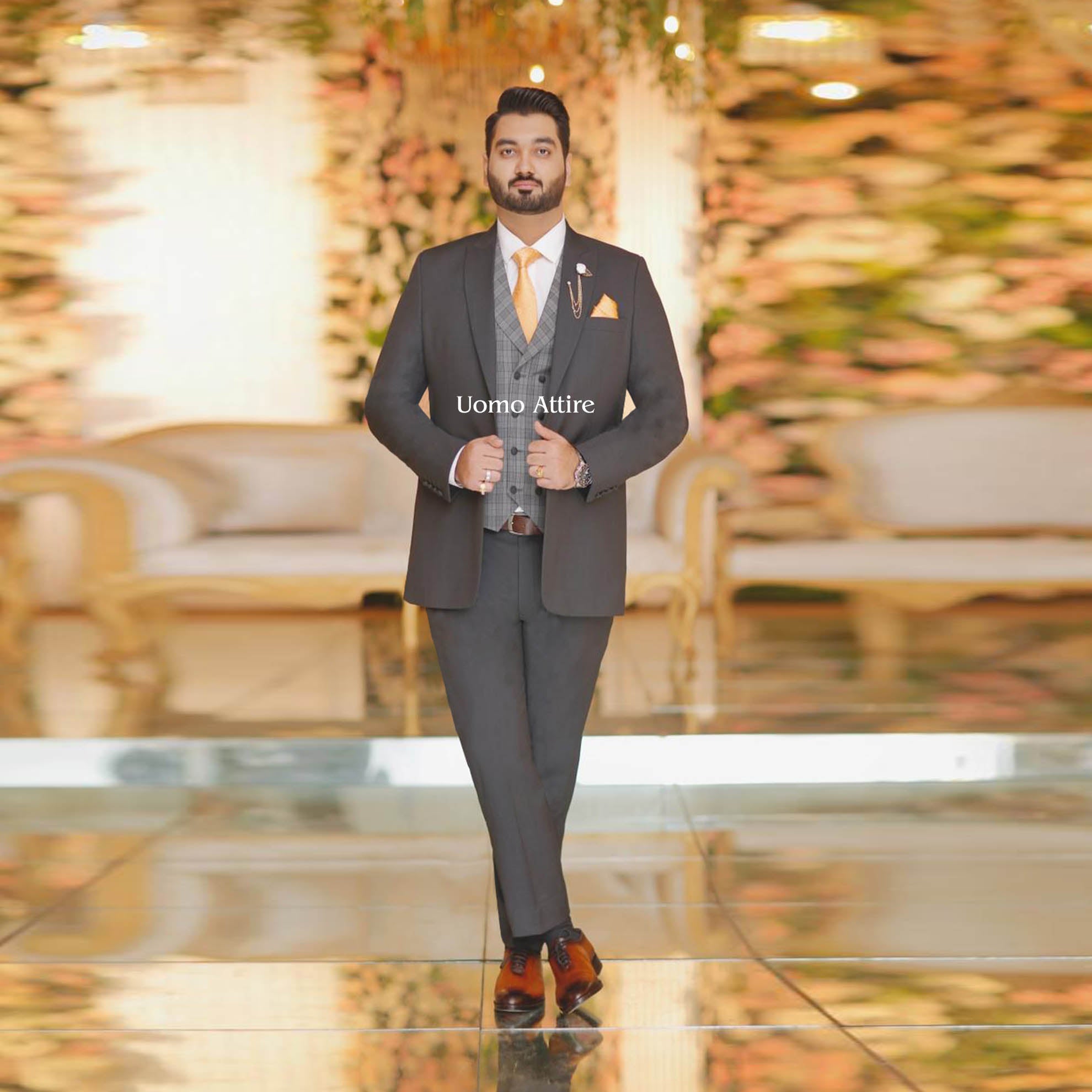 formal dress uomo Stand Out with Perfect Semi-Formal Wedding Attire for Men – Attire cocktail attire men