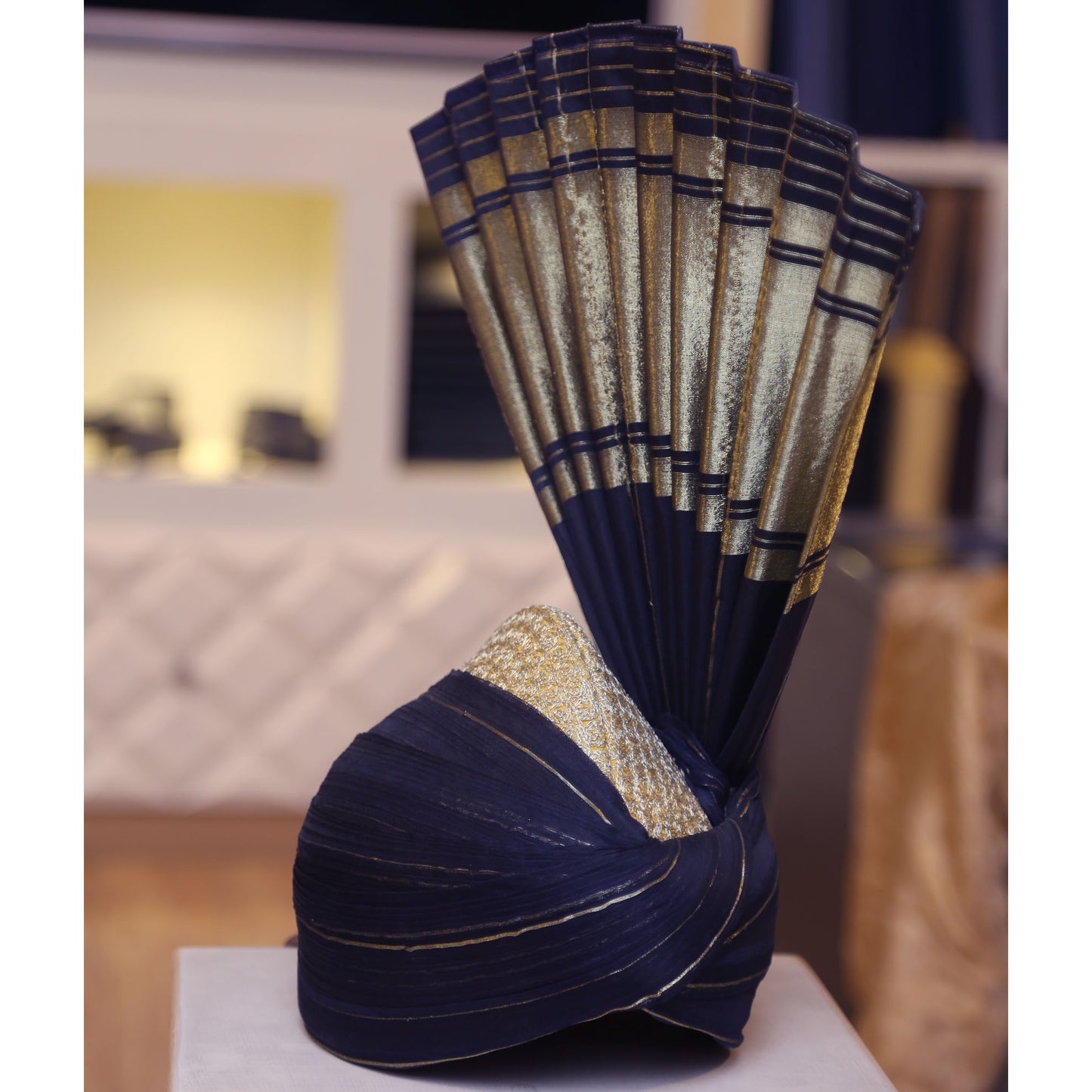 Blue Turban for Groom