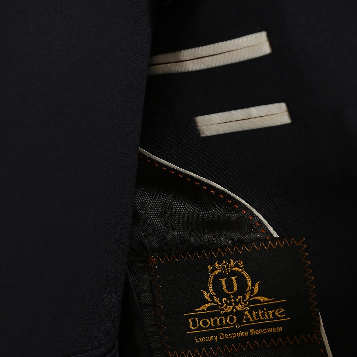 Italian Wool Charcoal Grey 3 Piece Suit for Men