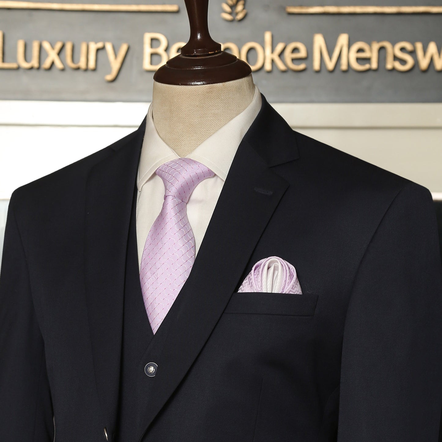 Italian Wool Charcoal Grey 3 Piece Suit for Men