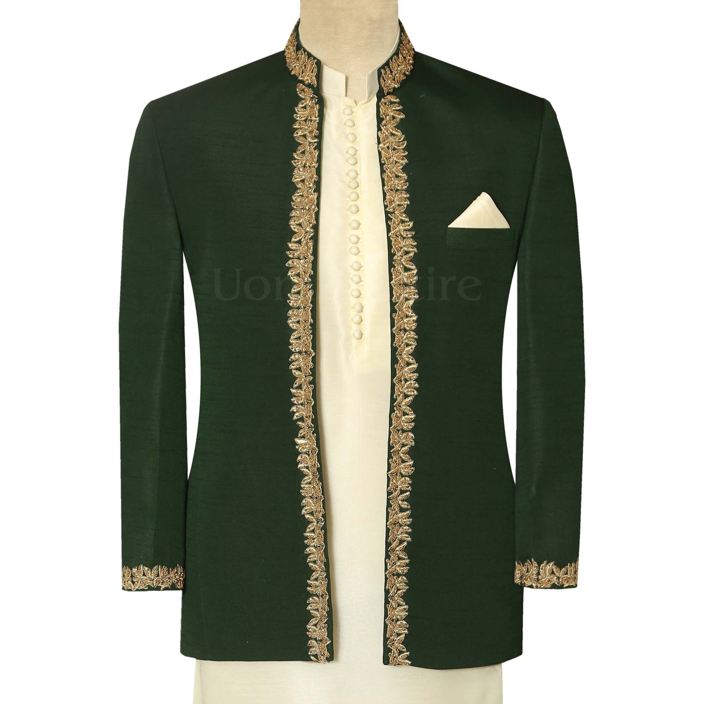 Deep Green Prince Pakistan with Shalwar Kameez buy online In USA