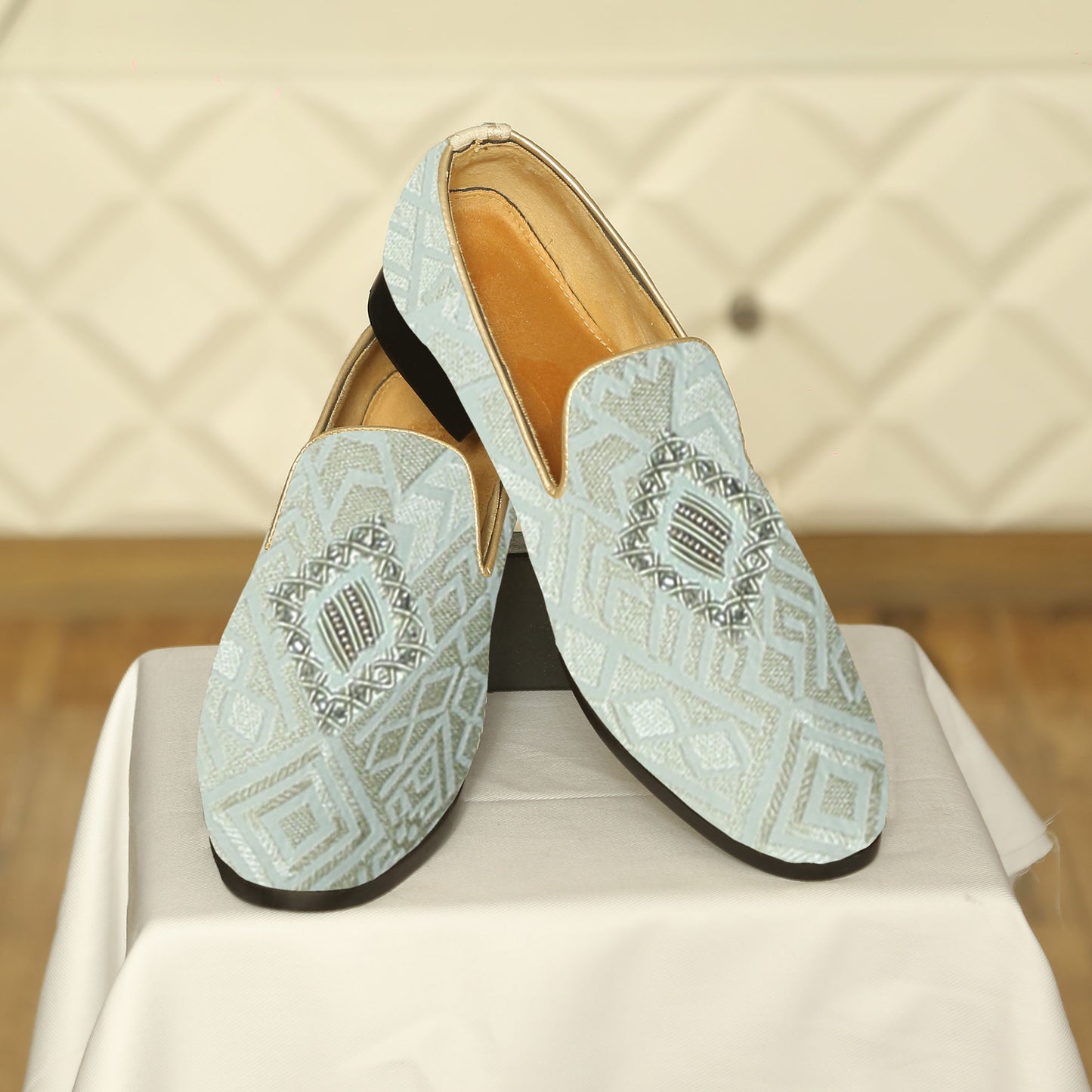 Designer Off-White Wedding Sherwani in Pure Karandi