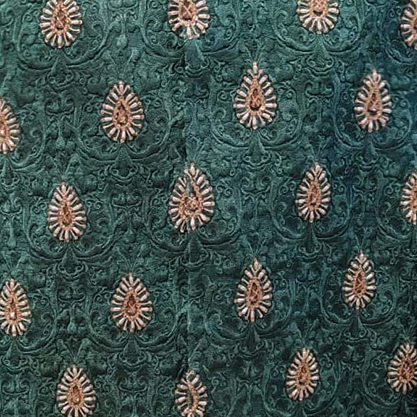 Fully embroidered prince coat for groom with embellishment 2