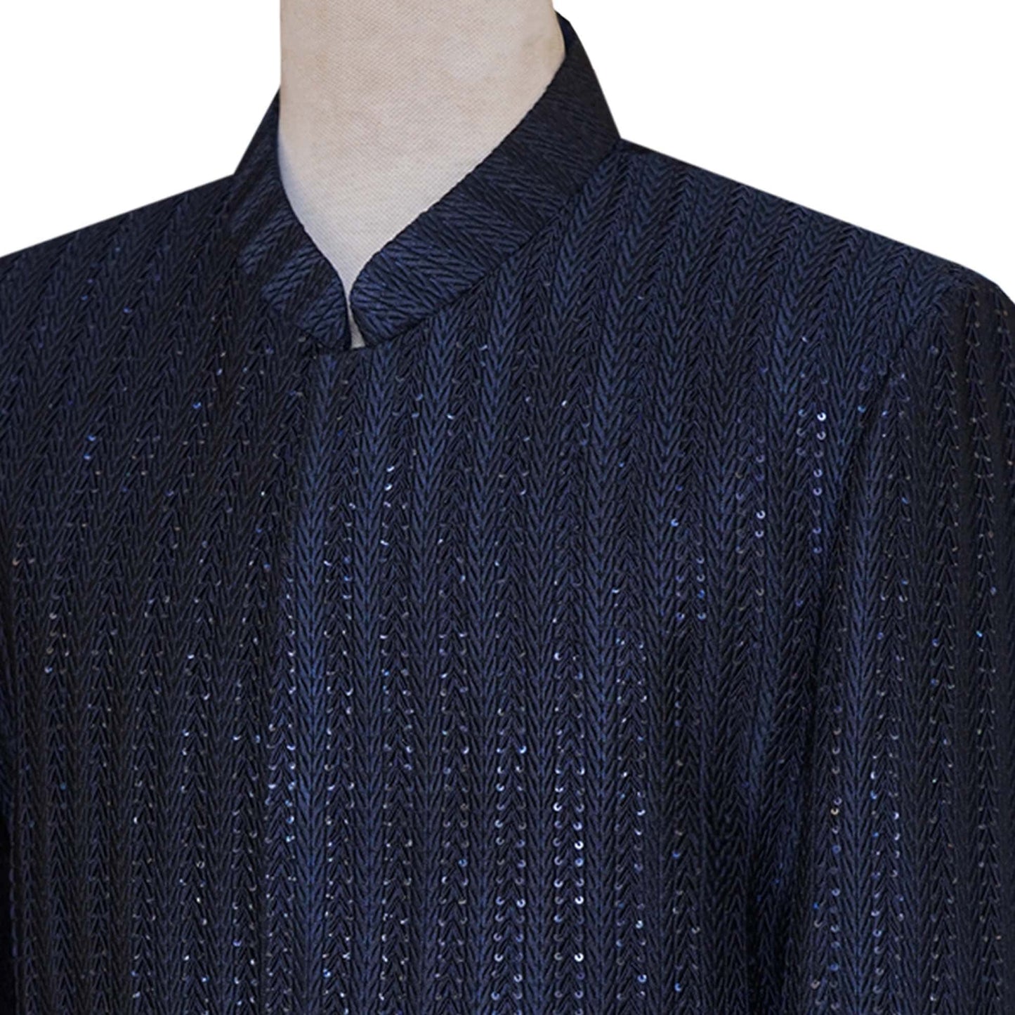 Fully embroidered prince coat with micro embellishments | Prince Coat for Groom 4