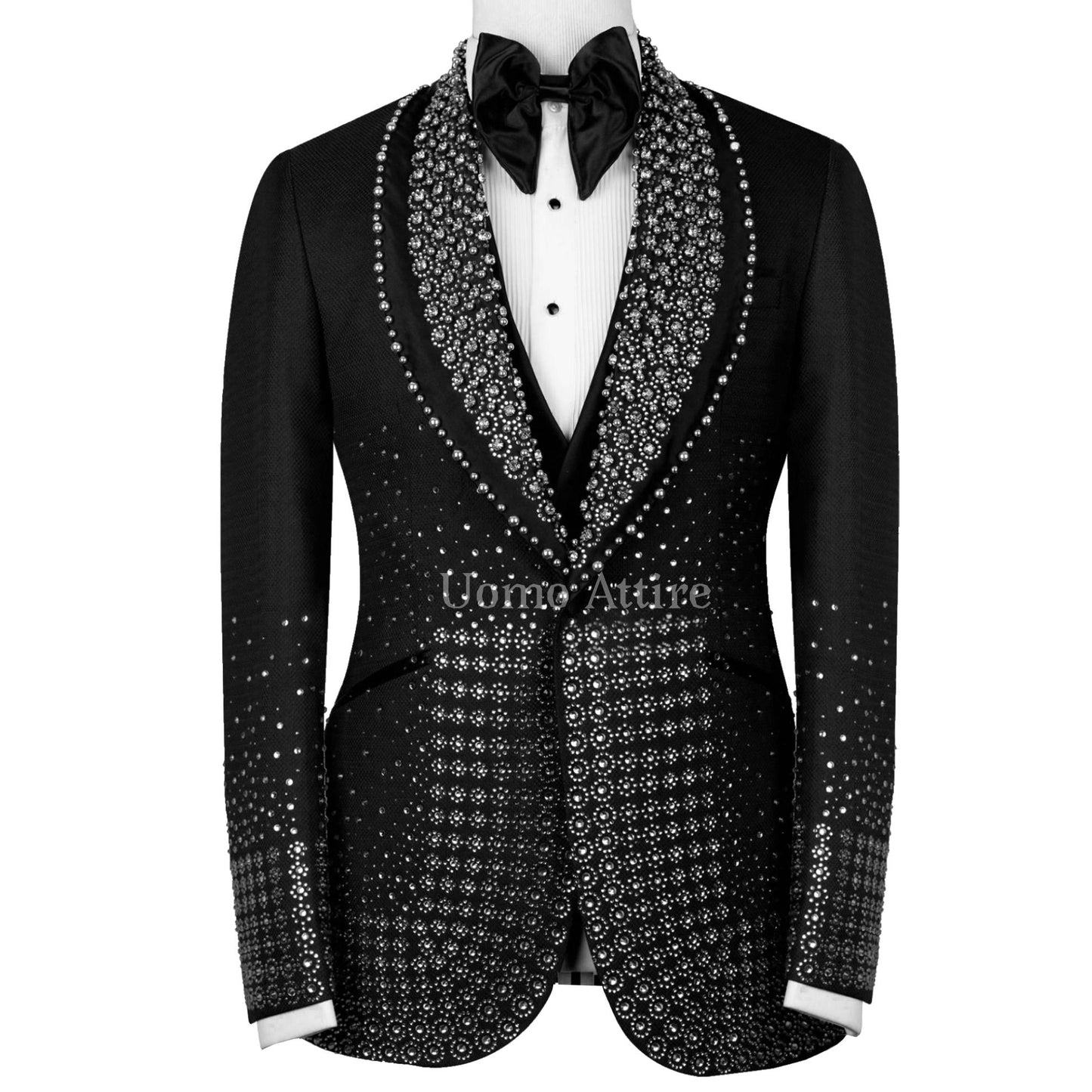 Luxury Designer Black Wedding Tuxedo For Groom | Wedding Tuxedo Suit