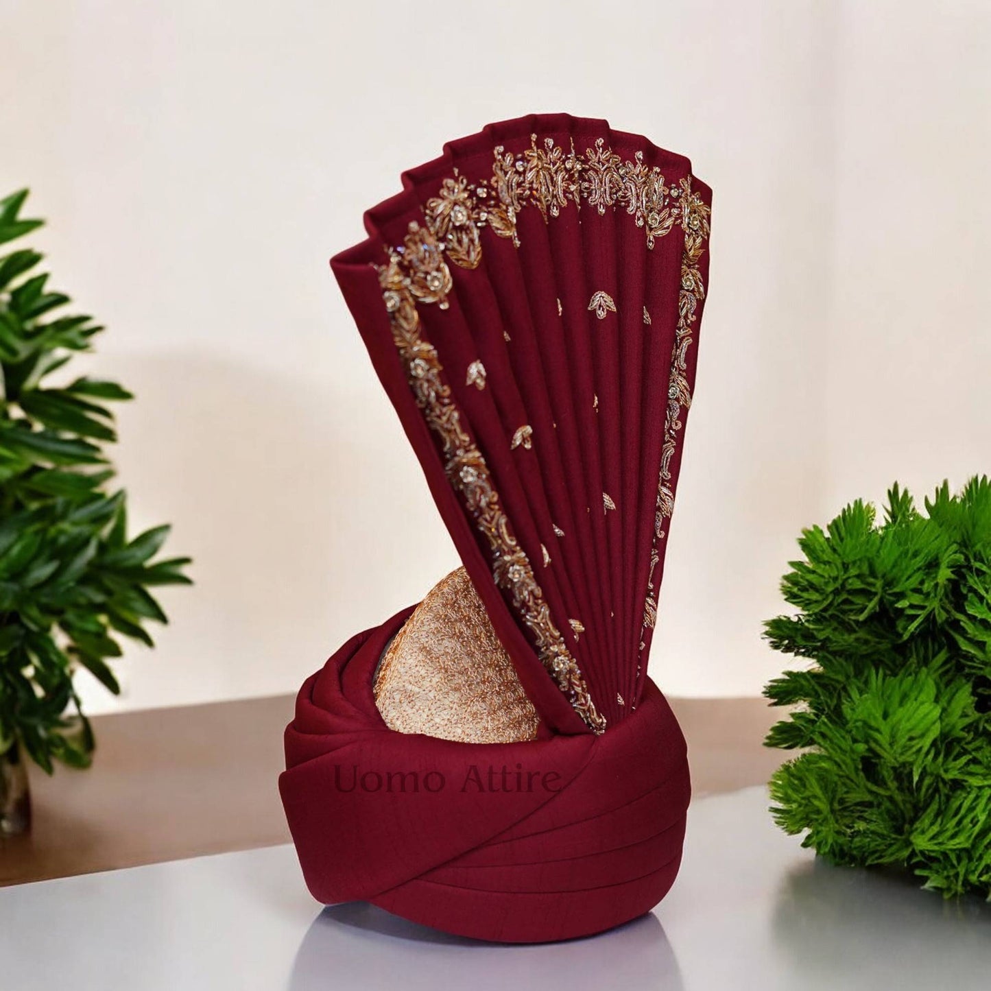 Maroon Aitchison Kulla for Groom