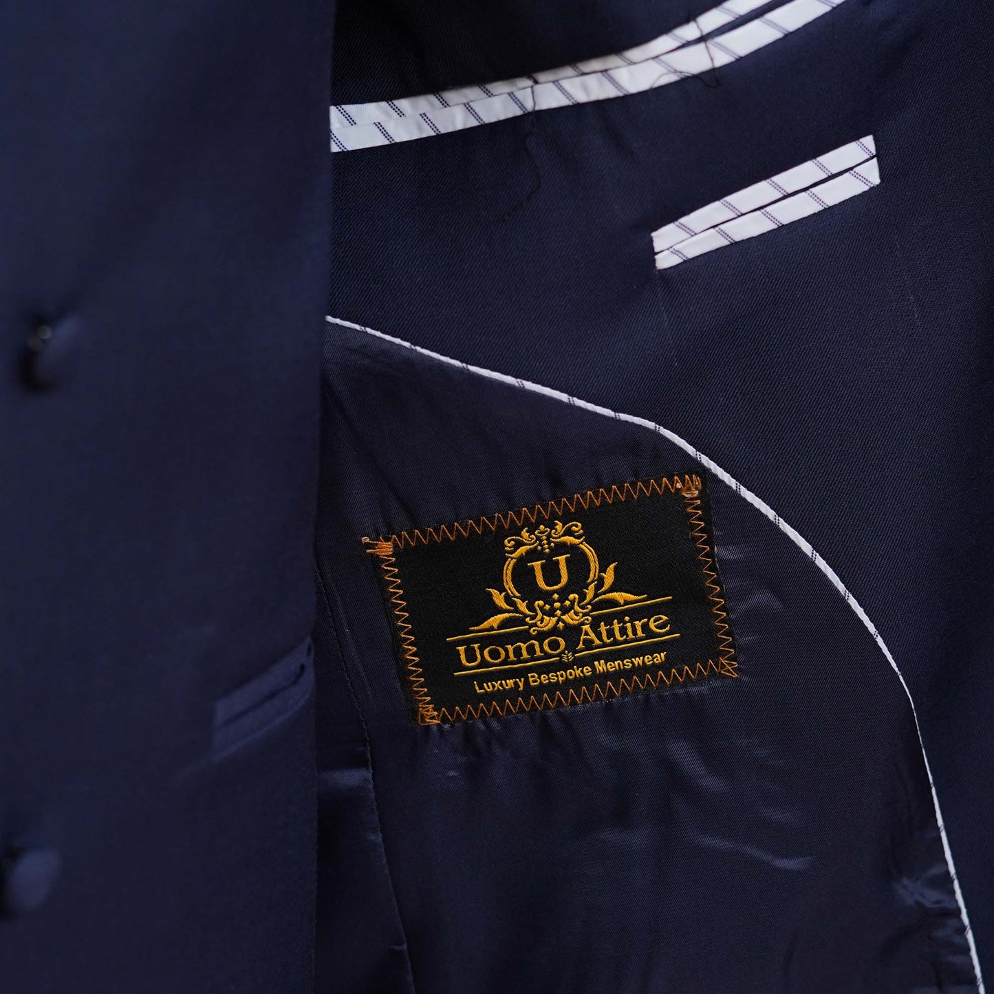 Premium Quality Bespoke Italian Midnight Blue Suits For Men | Blue 3 Piece Suit