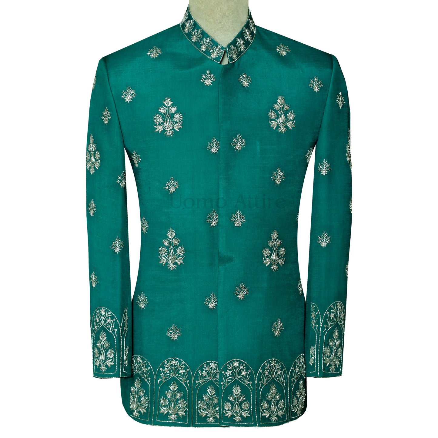 Pine Green Prince Coat for Men in US | Prince Coat for Groom