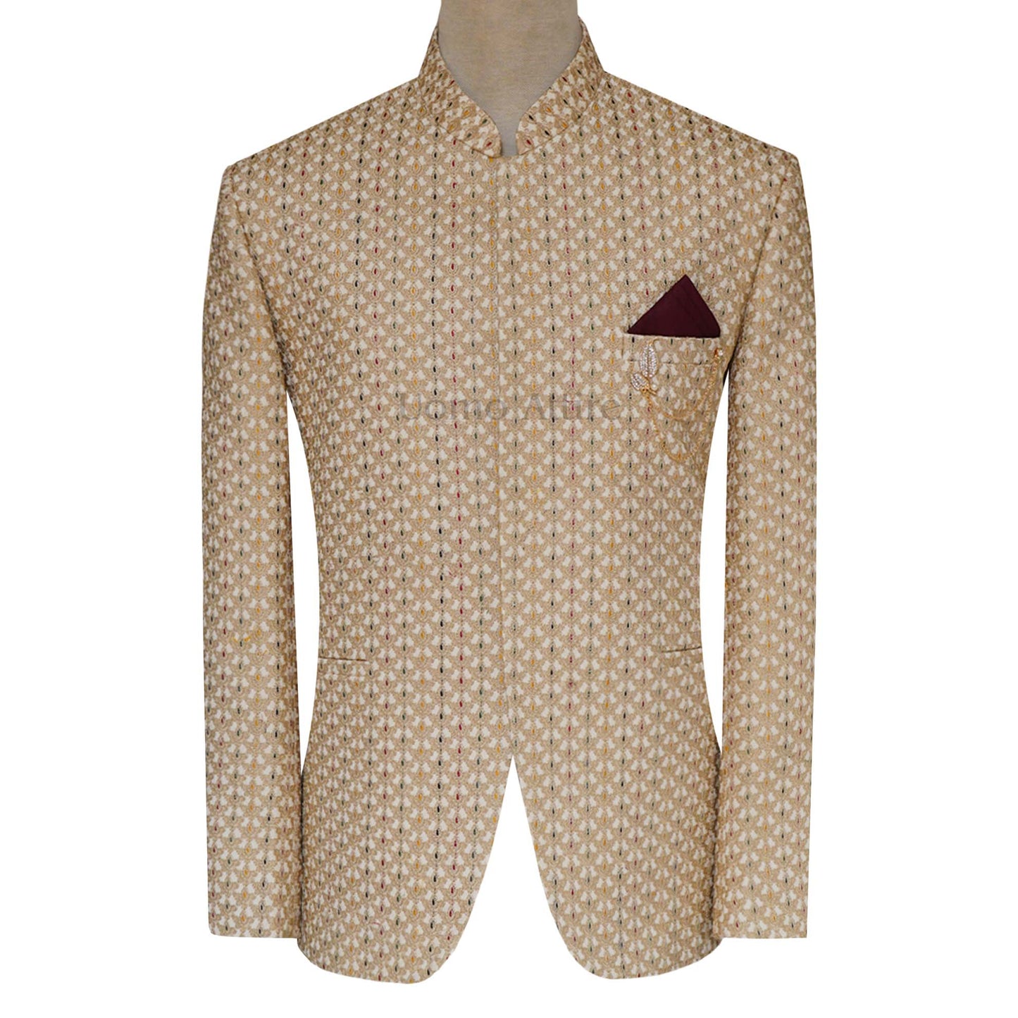 Premium prince coat with micro multicolor embroidery | Prince Coat