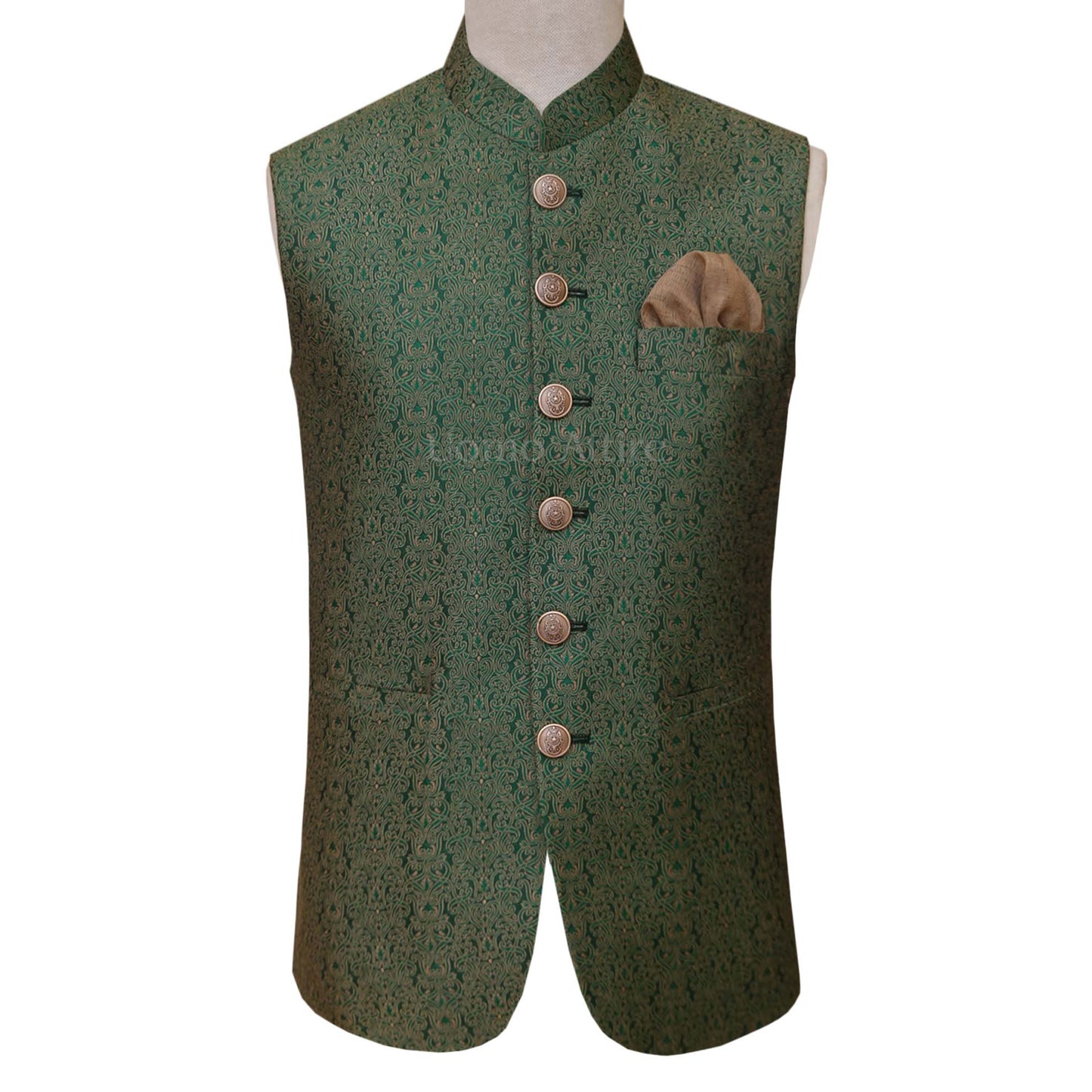 
                  
                    Pure imported karandi fabric waistcoat for mehndi
                  
                