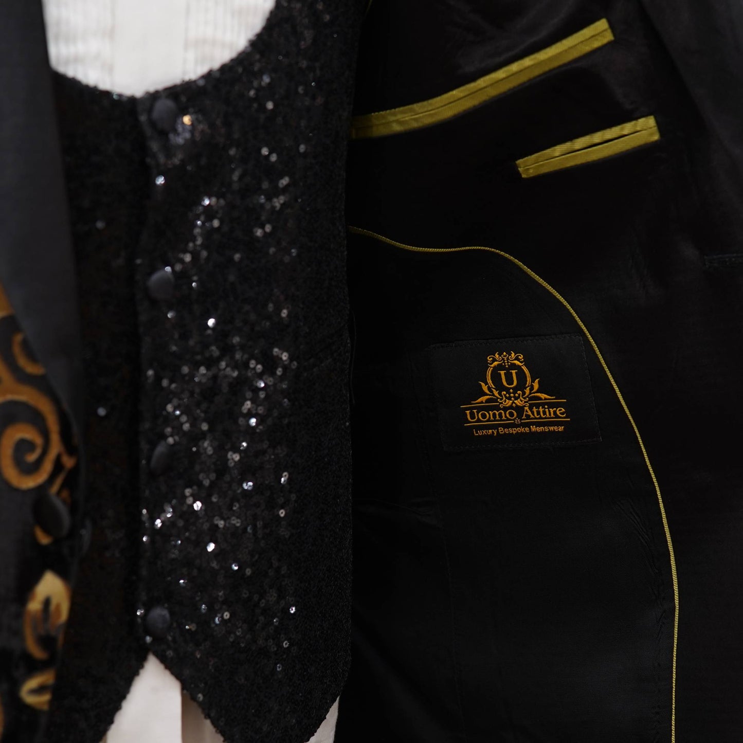 Self-Designed Stylish Tuxedo 3 Piece Suit for Men | Tuxedo Suit