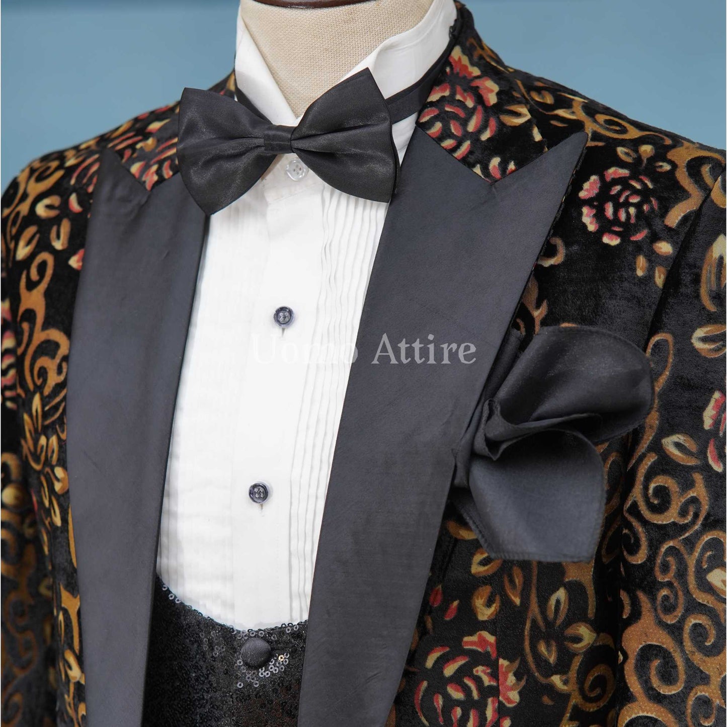Self-Designed Stylish Tuxedo 3 Piece Suit for Men | Tuxedo Suit