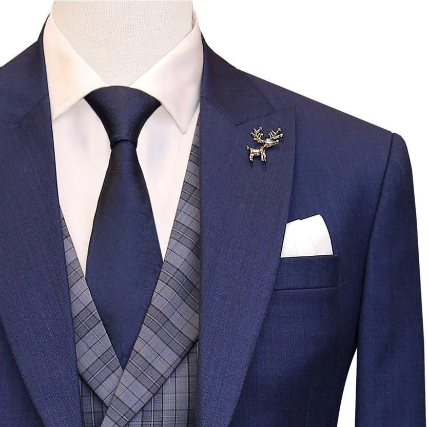 Tropical four season light weight three piece suit for men 2