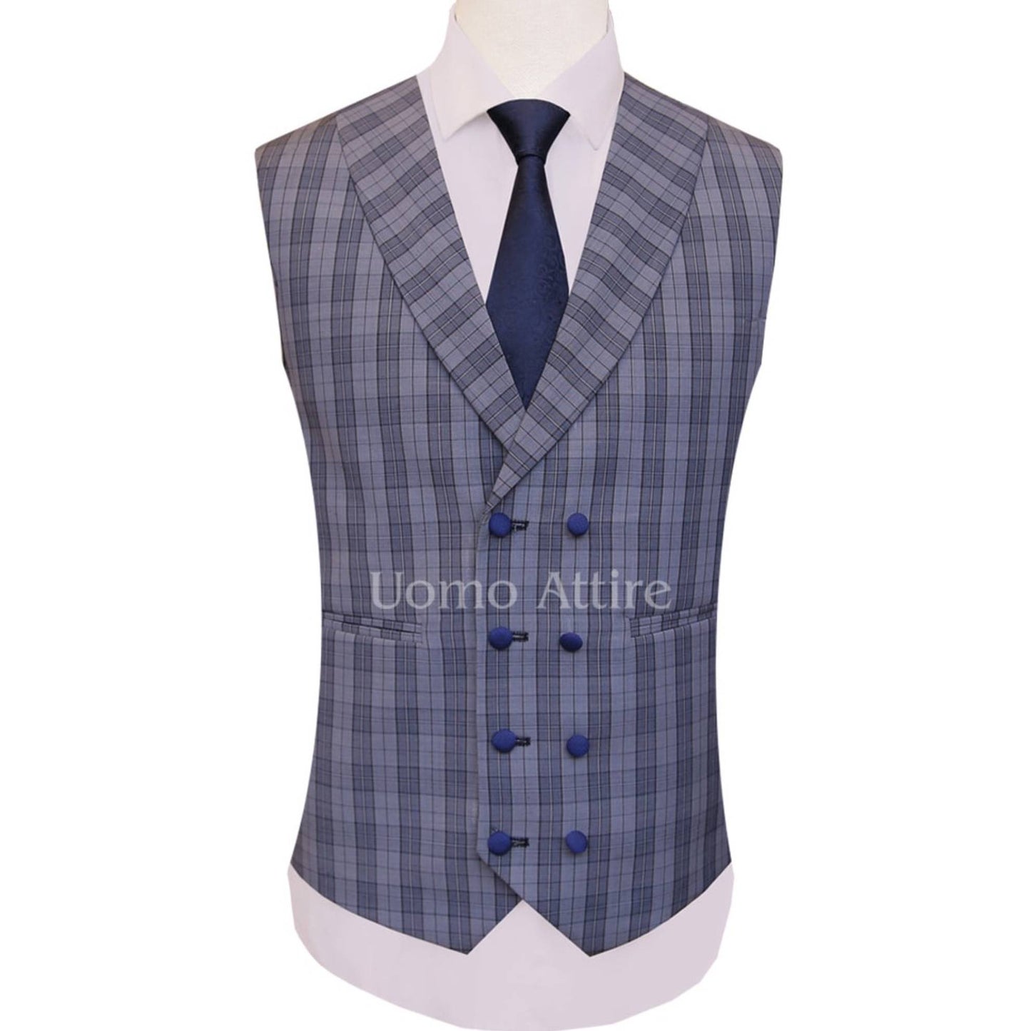 Tropical four season light weight three piece suit for men vest