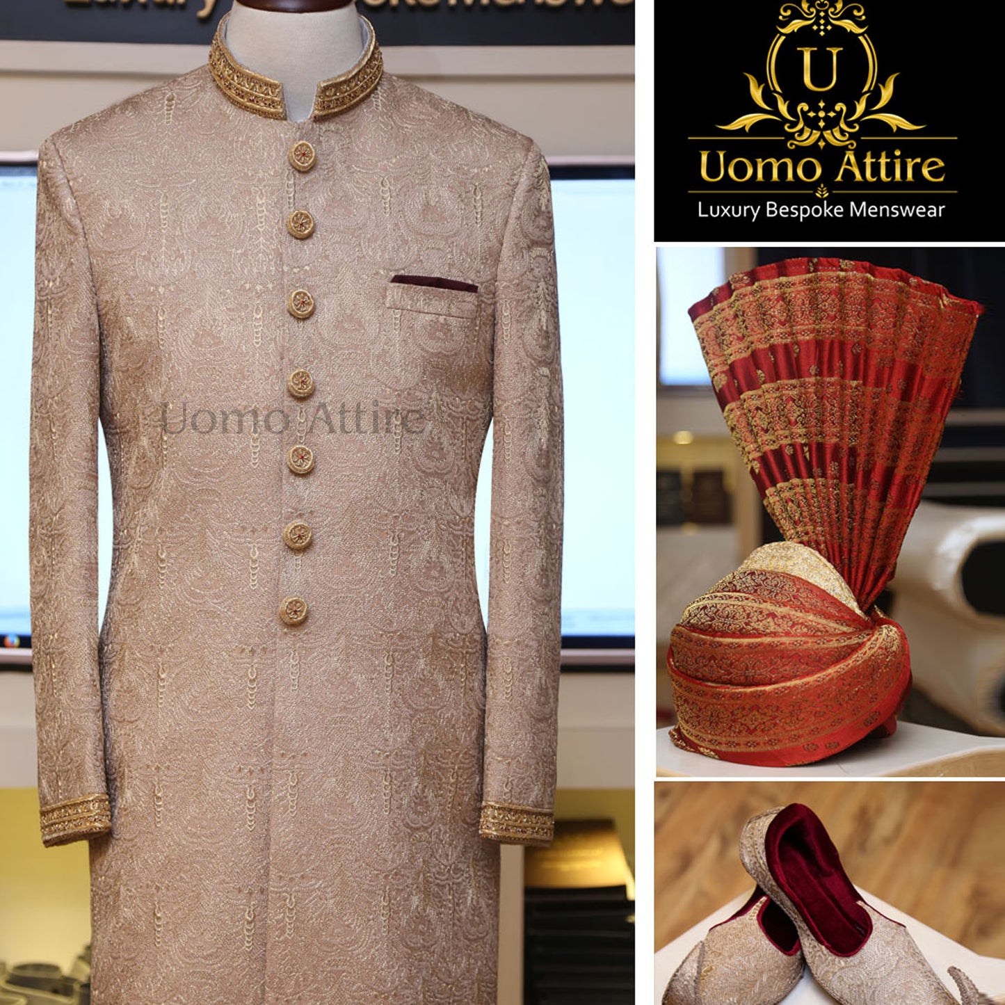 Pacchetto sherwani matrimonio perfetto per il grande giorno