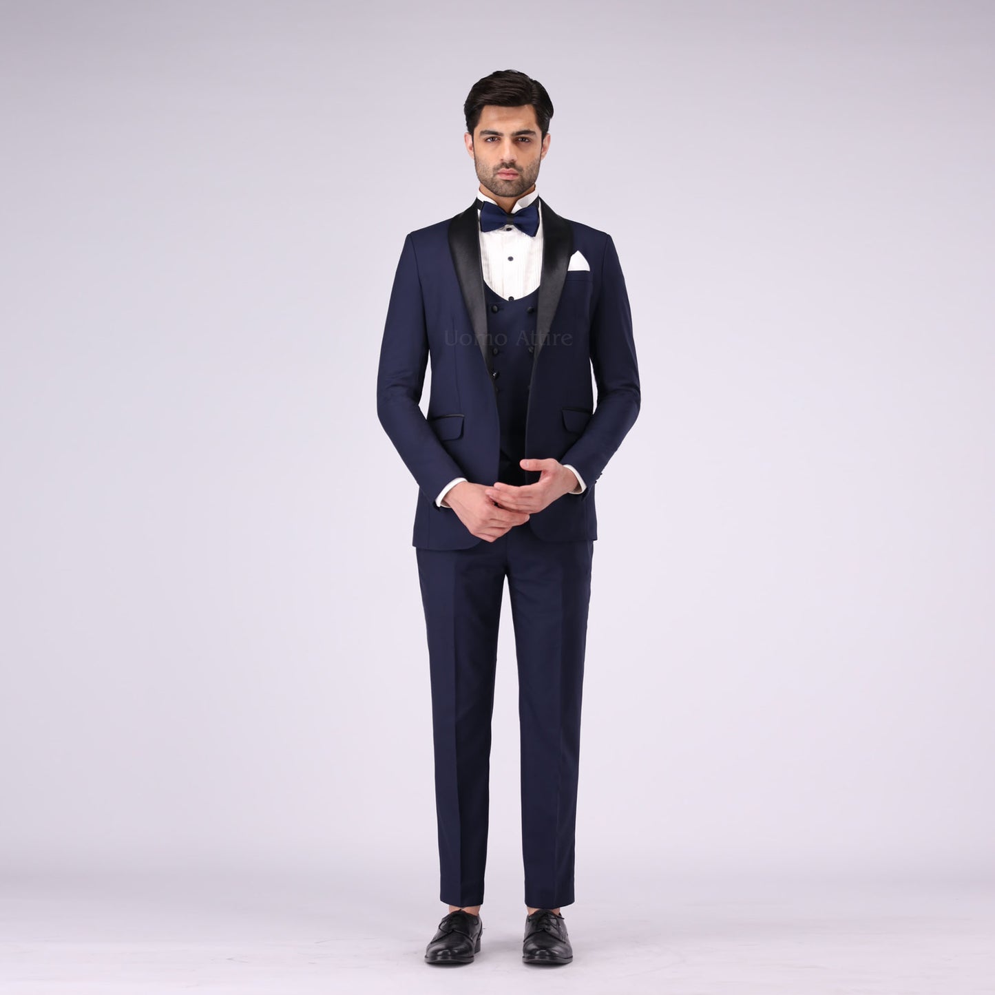 Exquisite Navy Blue Tuxedo The Pinnacle of Formal Elegance