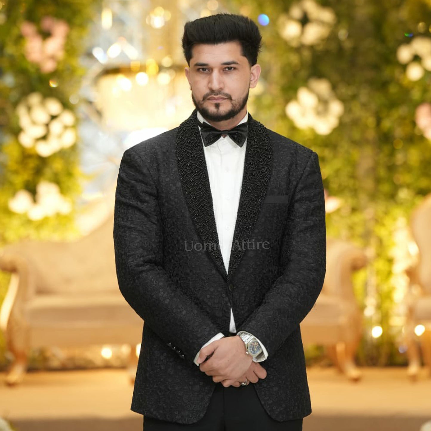 Dressed to Impress Make a Statement in Our Exquisite Jet Black Tuxedo