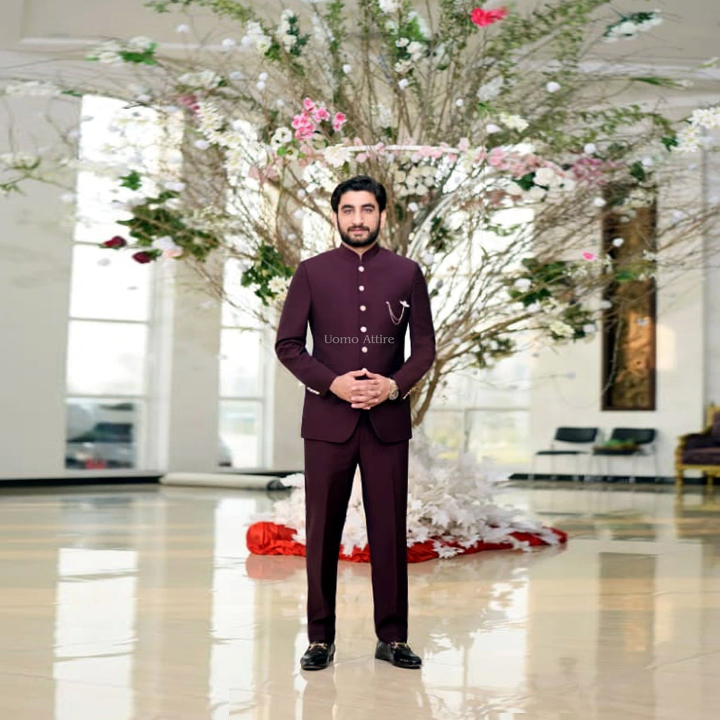 Regal Italian-Crafted Prince Two Piece Suit | Luxury Formal Wear for Special Events