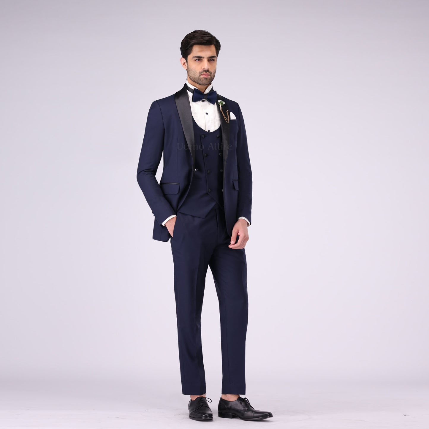 Exquisite Navy Blue Tuxedo The Pinnacle of Formal Elegance