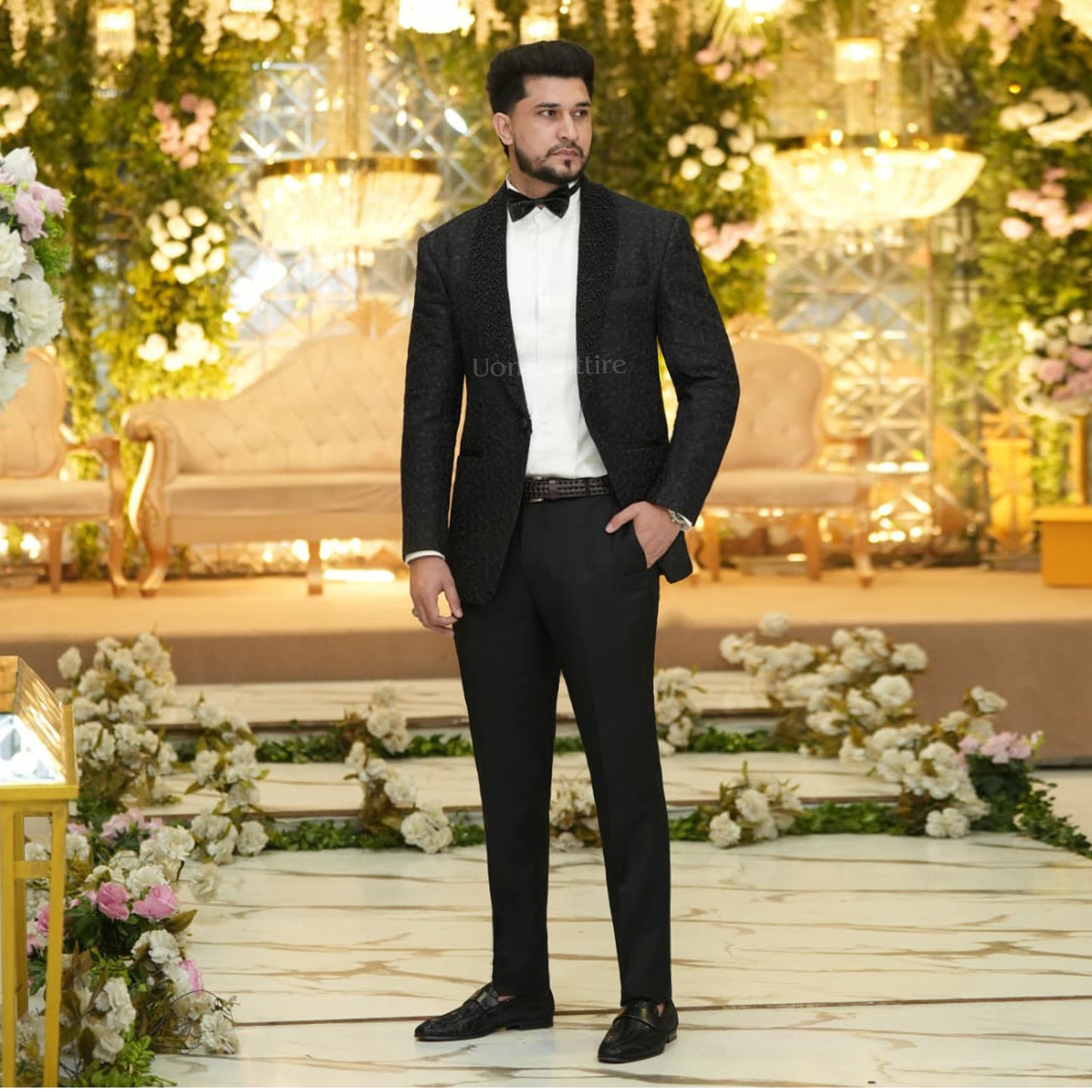 Dressed to Impress Make a Statement in Our Exquisite Jet Black Tuxedo