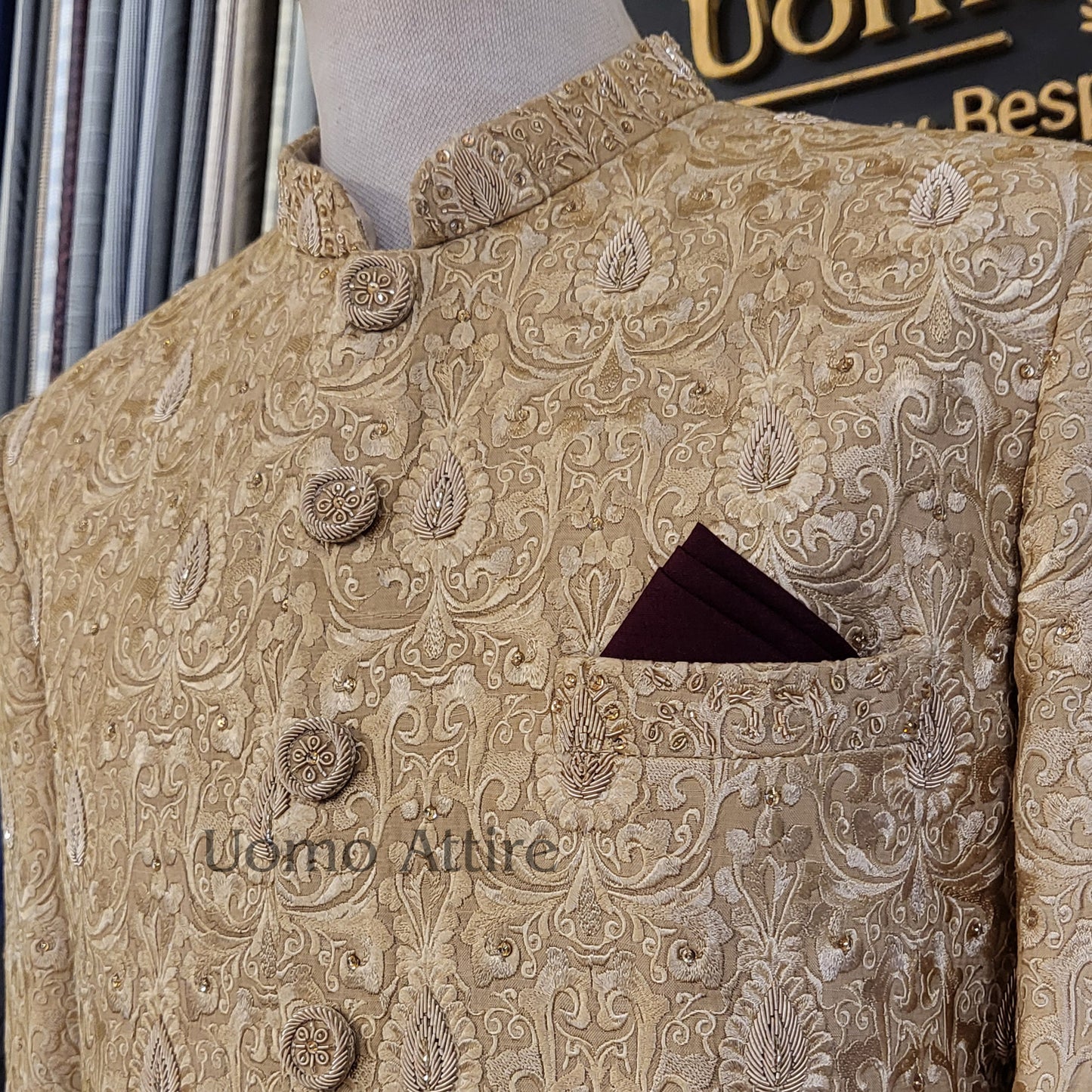 Embrace Tradition with a Touch of Gold Elegance for the Modern Groom
