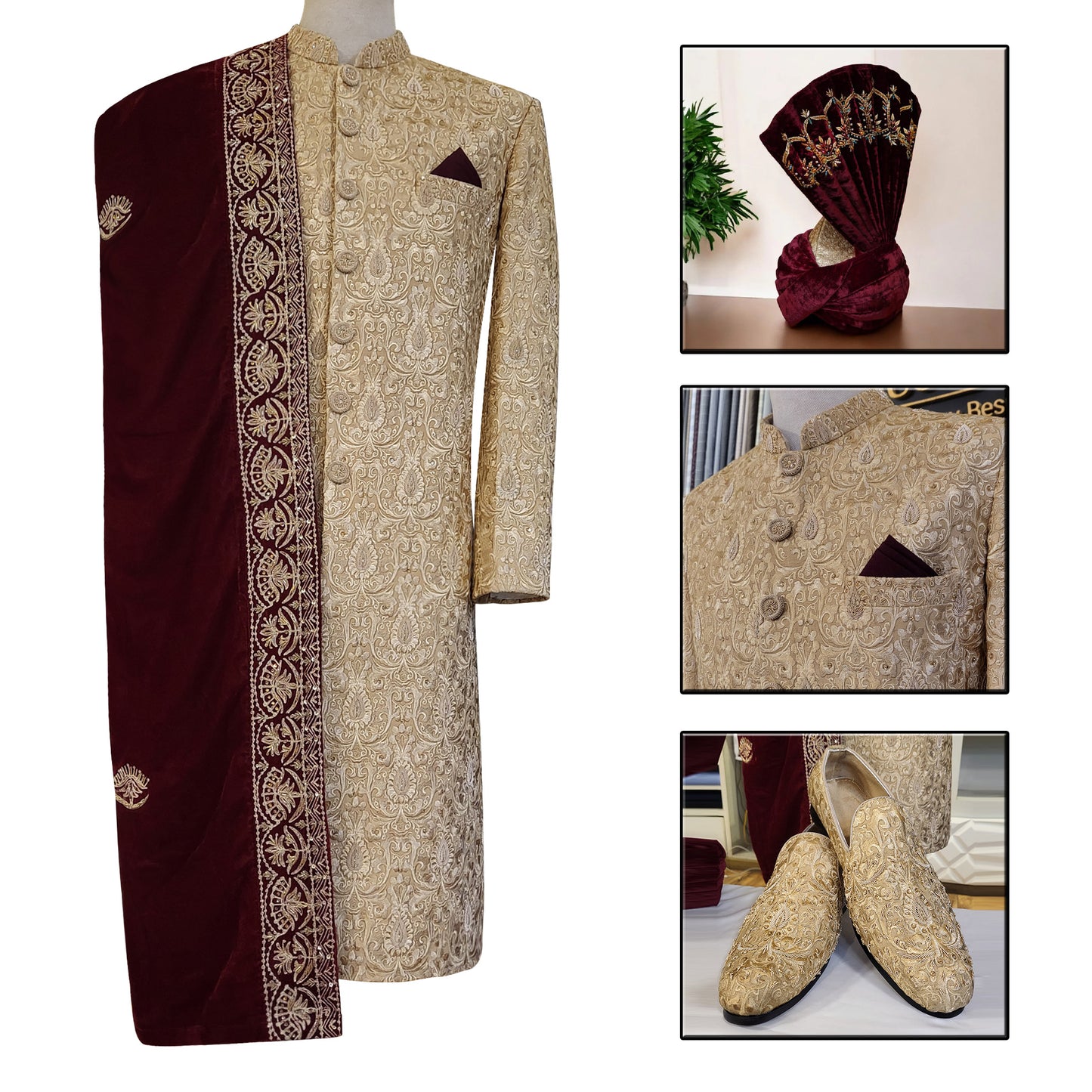 Embrace Tradition with a Touch of Gold Elegance for the Modern Groom
