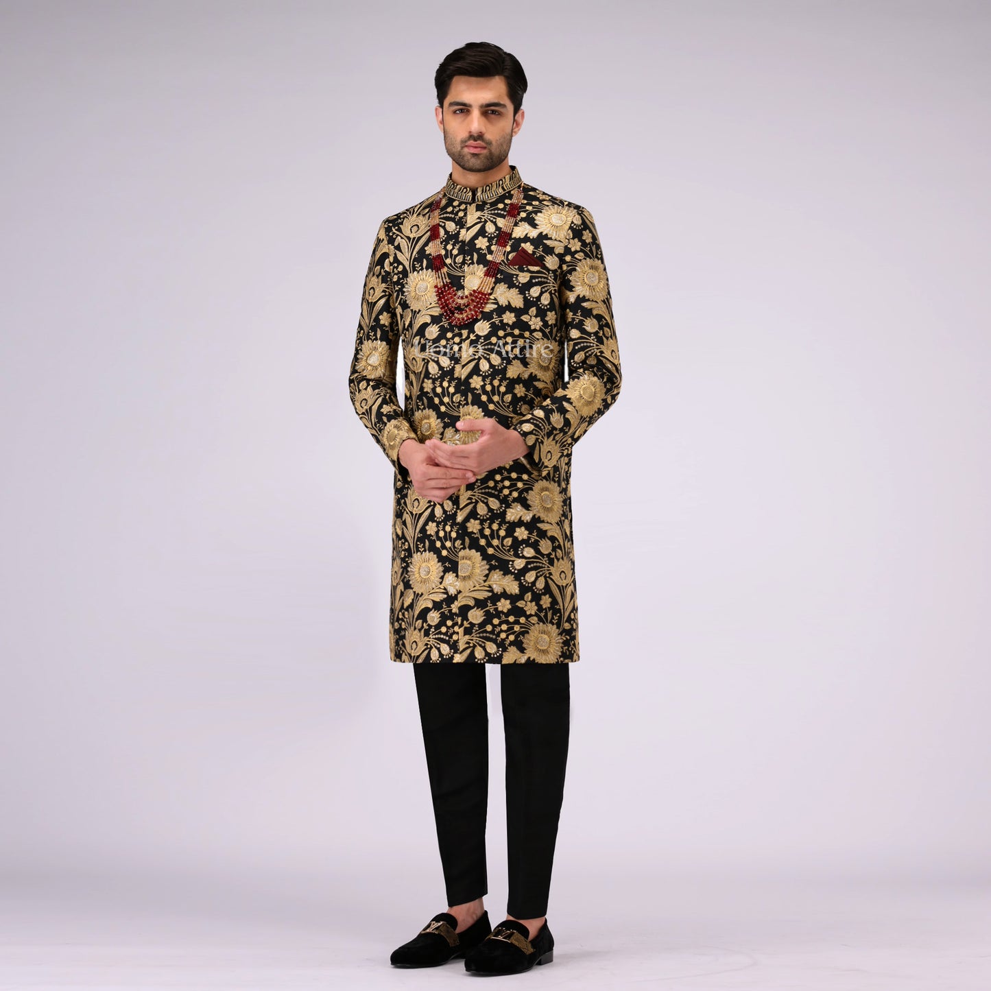 black-sherwani-design