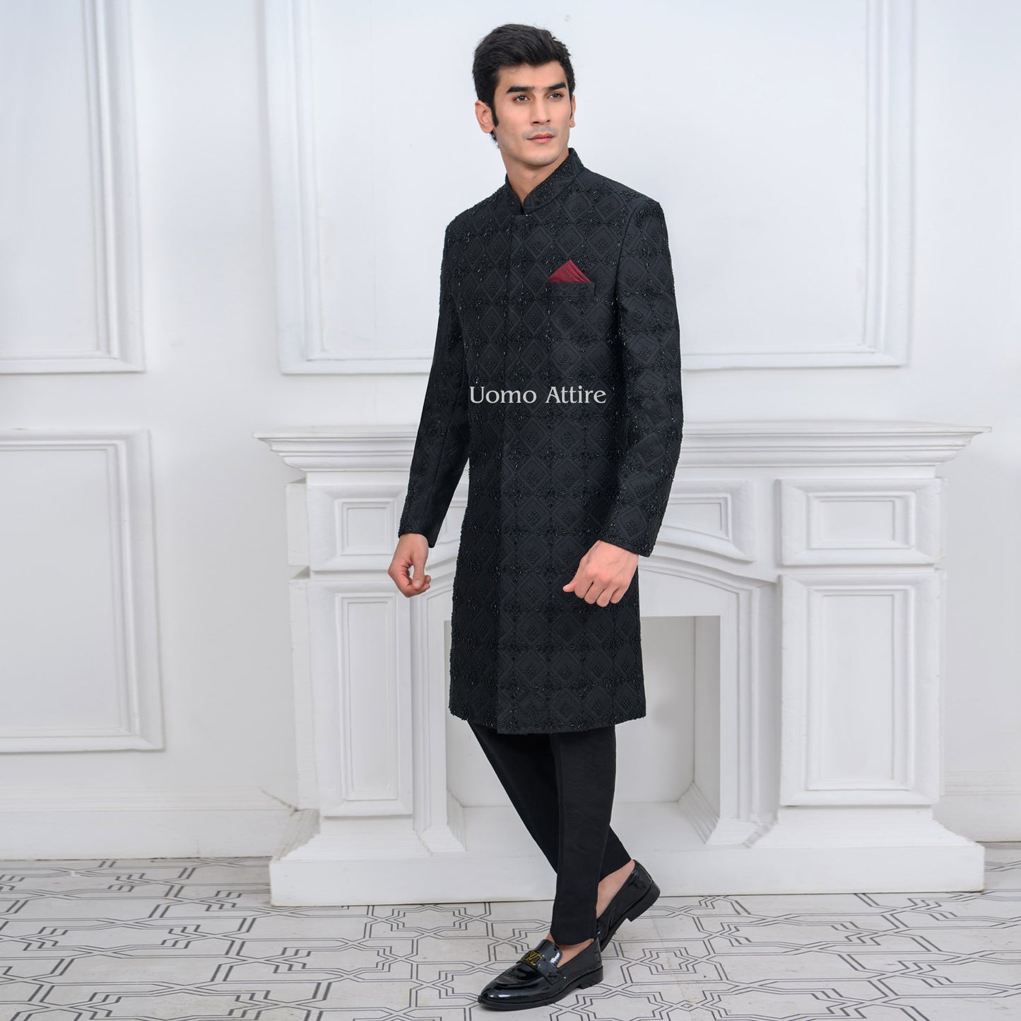 black_sherwani_for_wedding