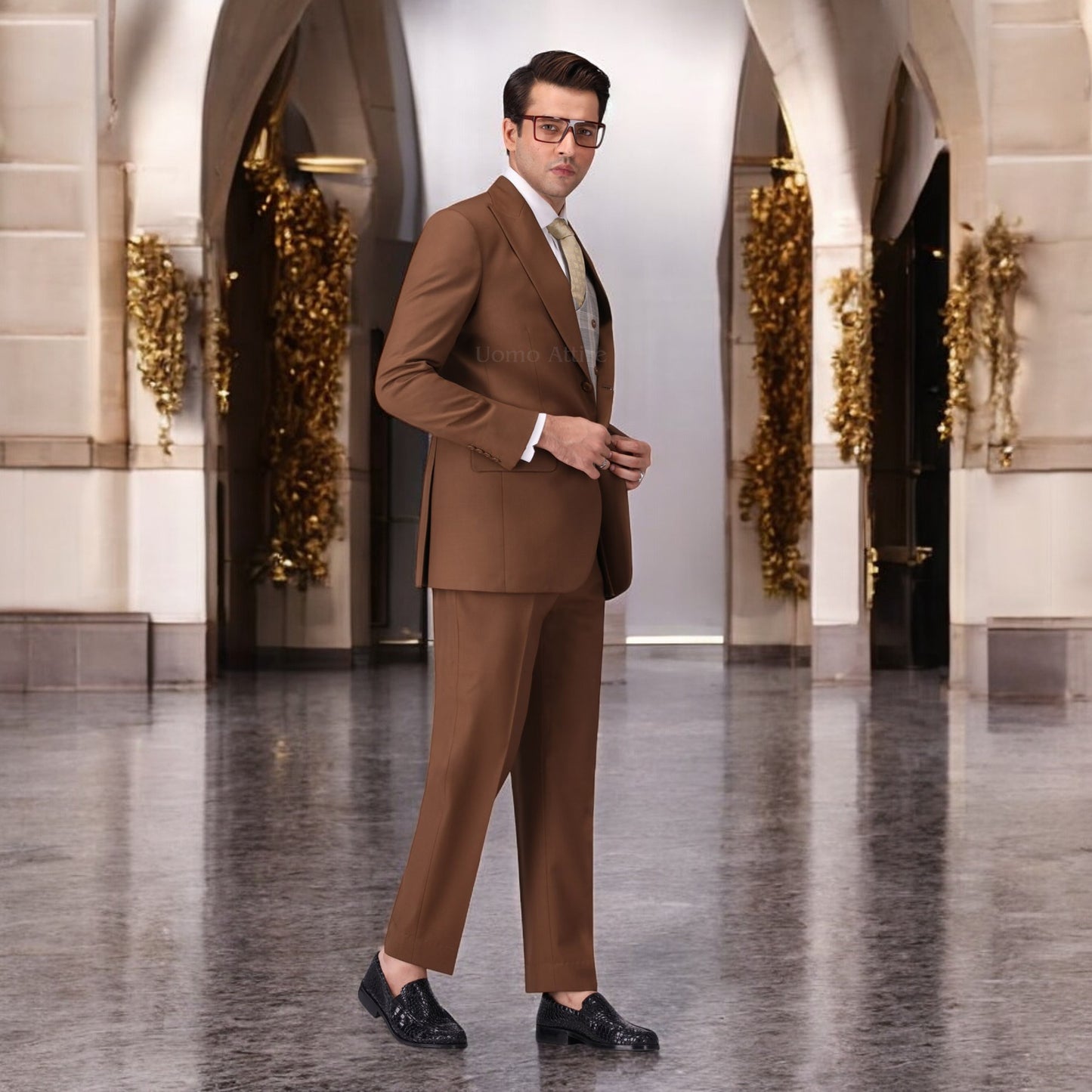 brown-three-piece-suit