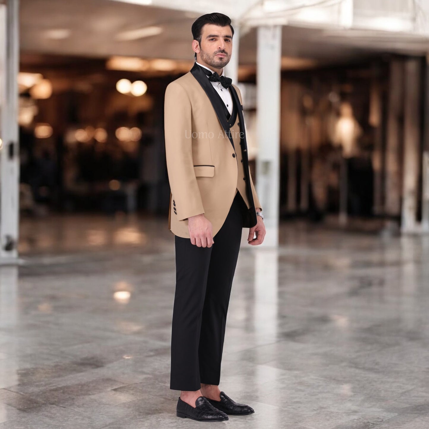 Luxury Italian Shawl Collar Tuxedo For Groom