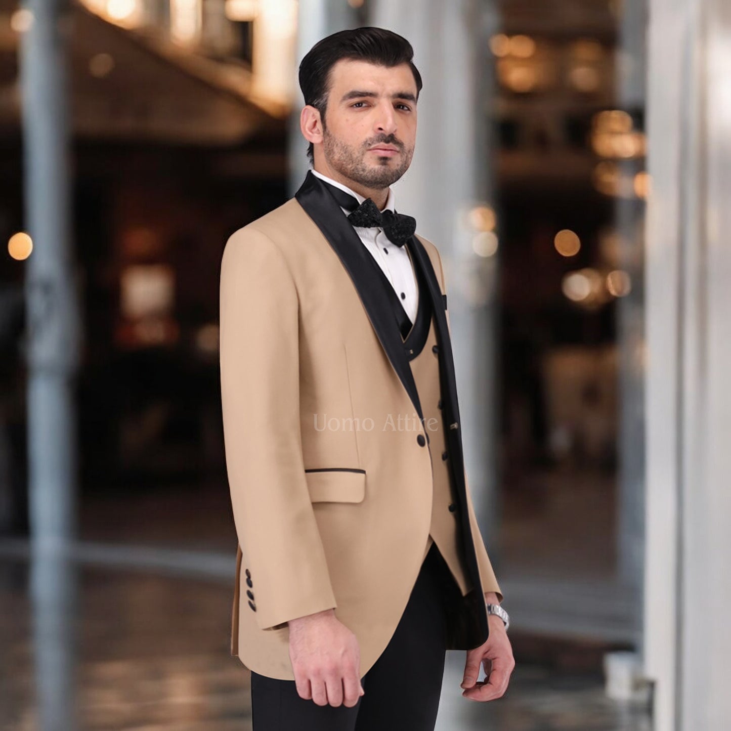 Luxury Italian Shawl Collar Tuxedo For Groom