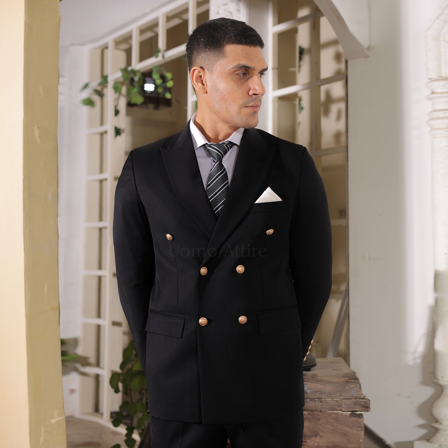mens-black-double-brassted-suit