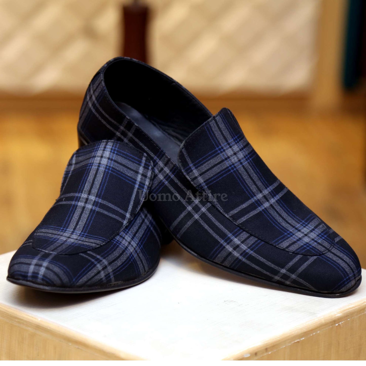 
                  
                    Bespoke Fabric Shoes for Men
                  
                