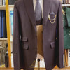 Burgundy 3 Piece Suit for Men with Tan Vest and Orange Tie | Burgundy Suit
