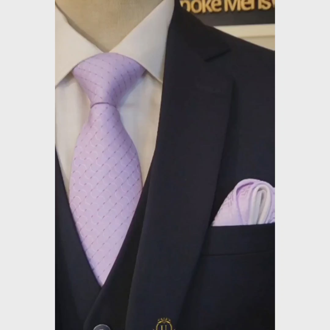 Load and play video in Gallery viewer, Italian Wool Charcoal Grey 3 Piece Suit for Men