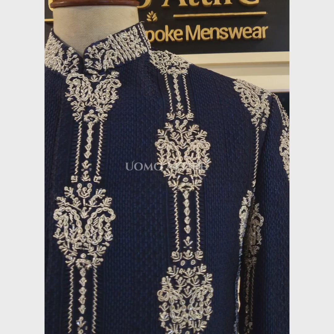 Charger et lire la vidéo dans la visionneuse de la Galerie, Luxury Designer Prince Coat for Men in USA