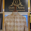 Fully embellished and embroidered golden prince coat | Prince Coat for Groom and Wedding