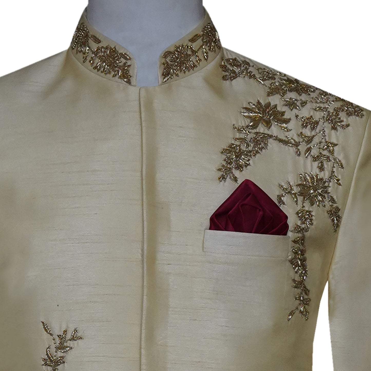 Charger et lire la vidéo dans la visionneuse de la Galerie, Ivory Color Wedding Prince Coat for Groom | Ivor Wedding Prince Coat in USA