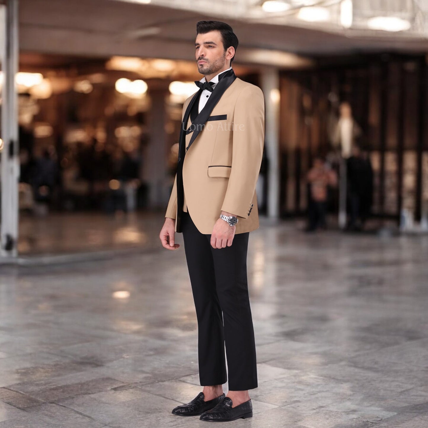 Luxury Italian Shawl Collar Tuxedo For Groom