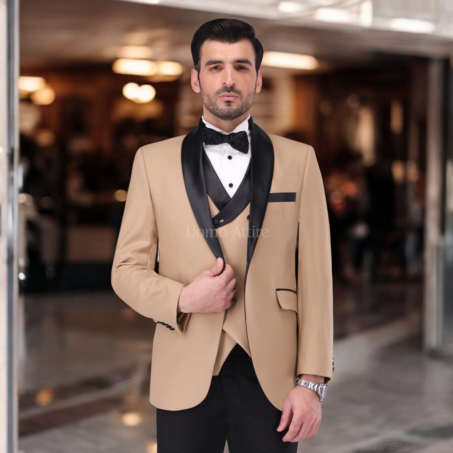 Luxury Italian Shawl Collar Tuxedo For Groom