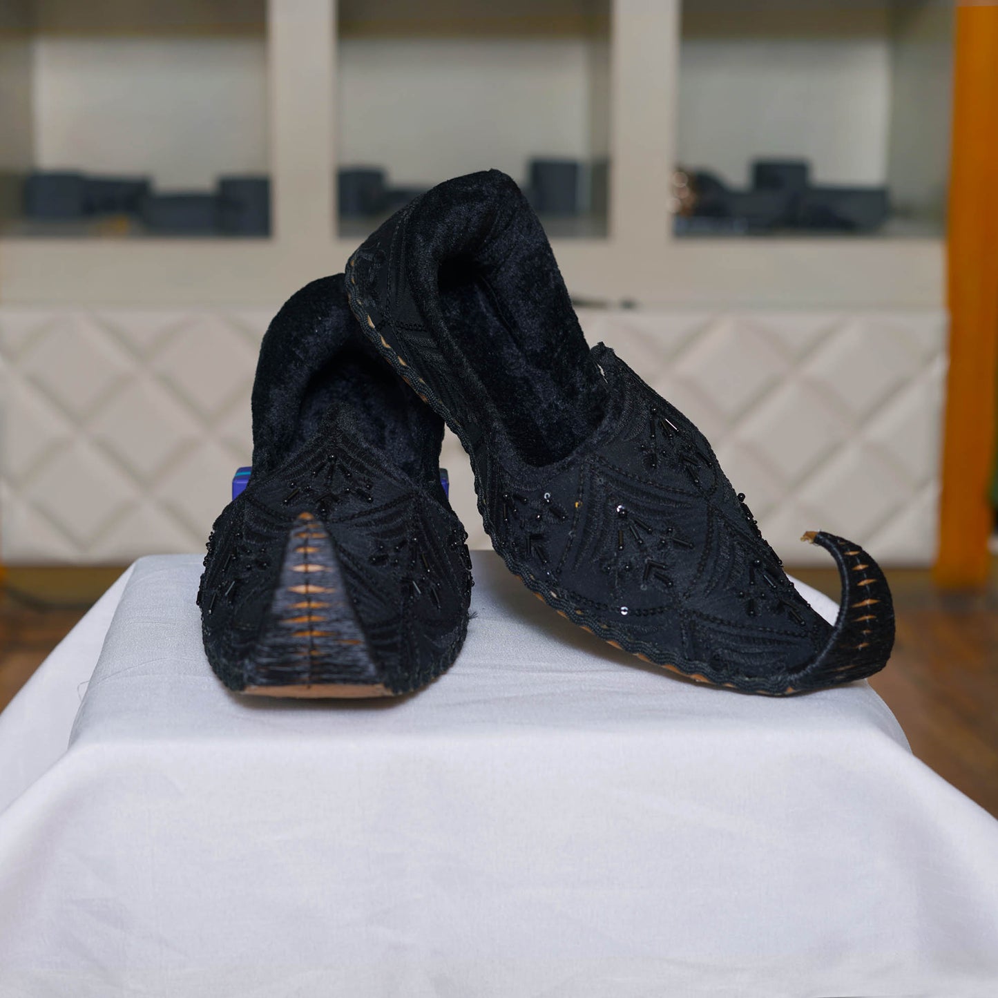black wedding khussa