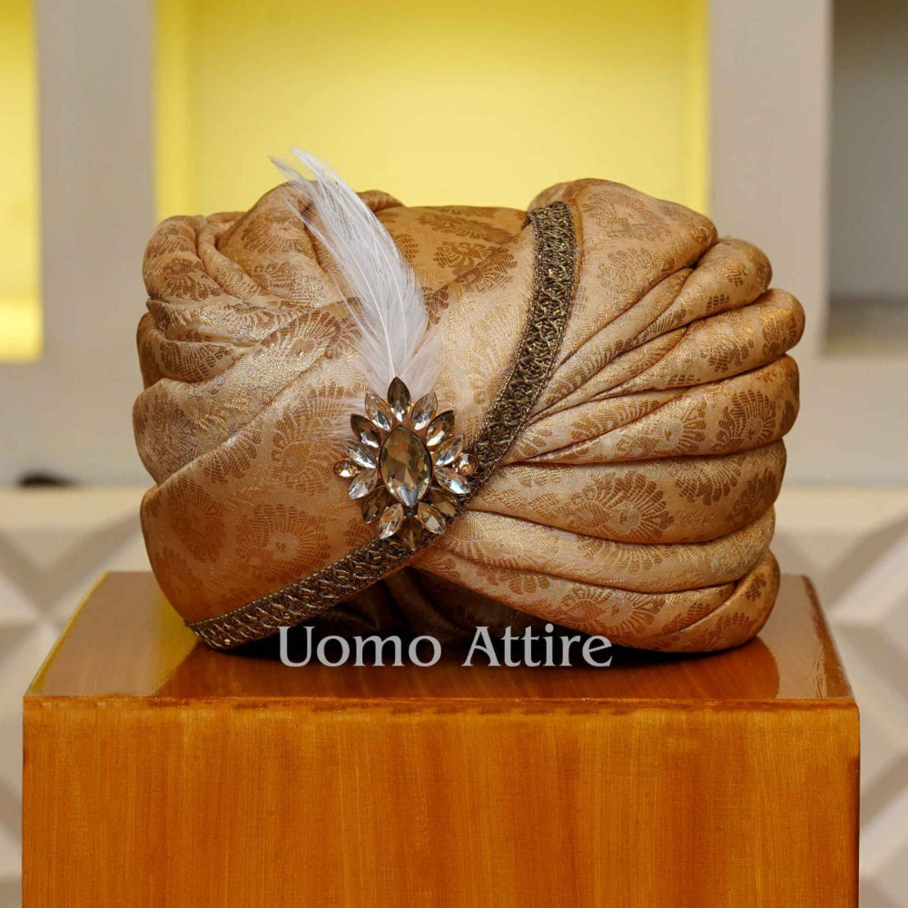 Golden Rajasthani Pagdri, Rajasthani turban