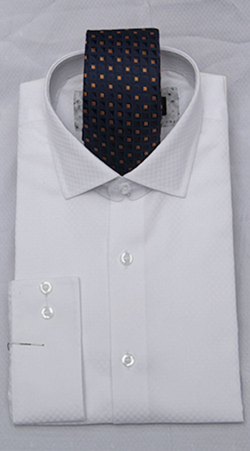 Mens formal shirt and tie