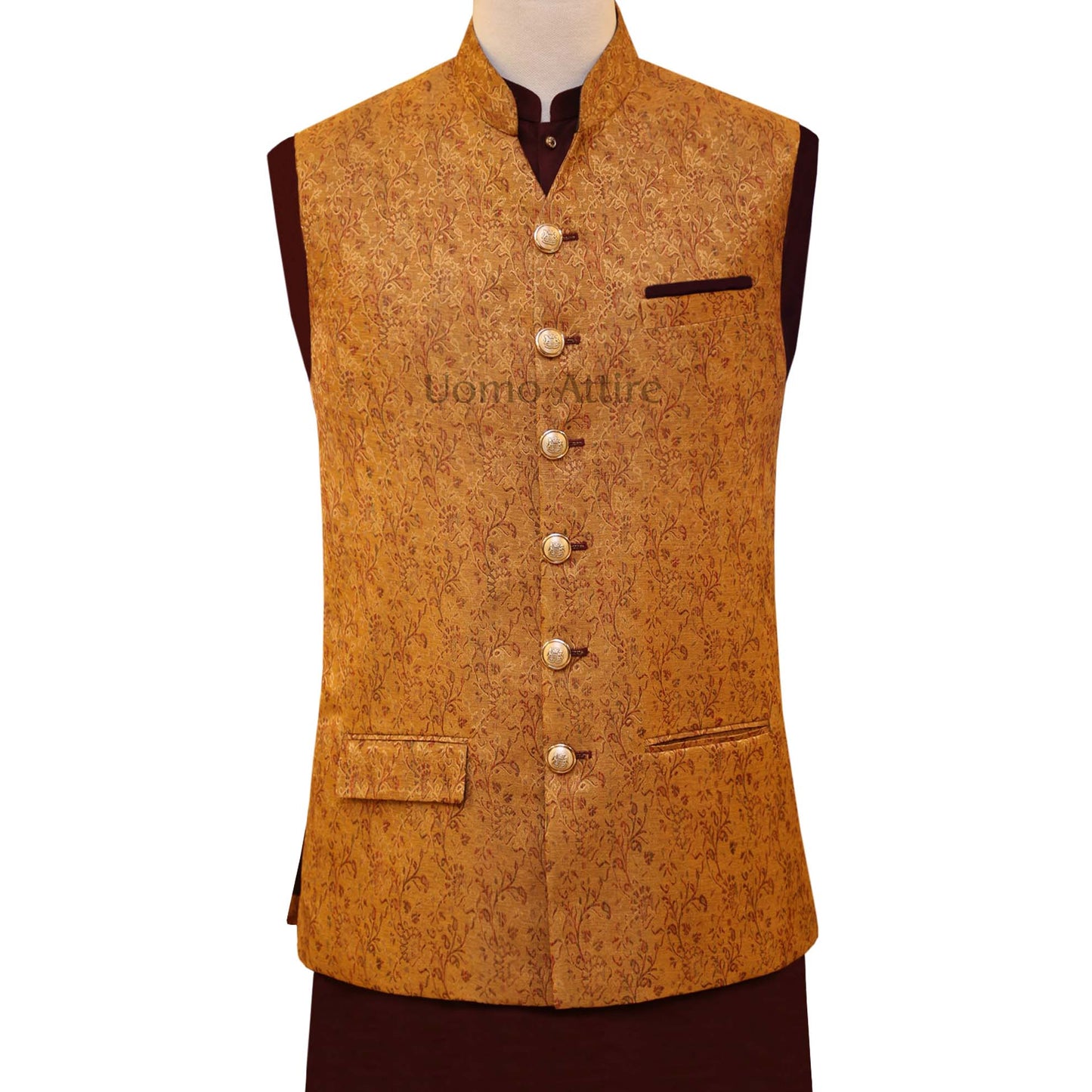 Designer waistcoat for men, waistcoat