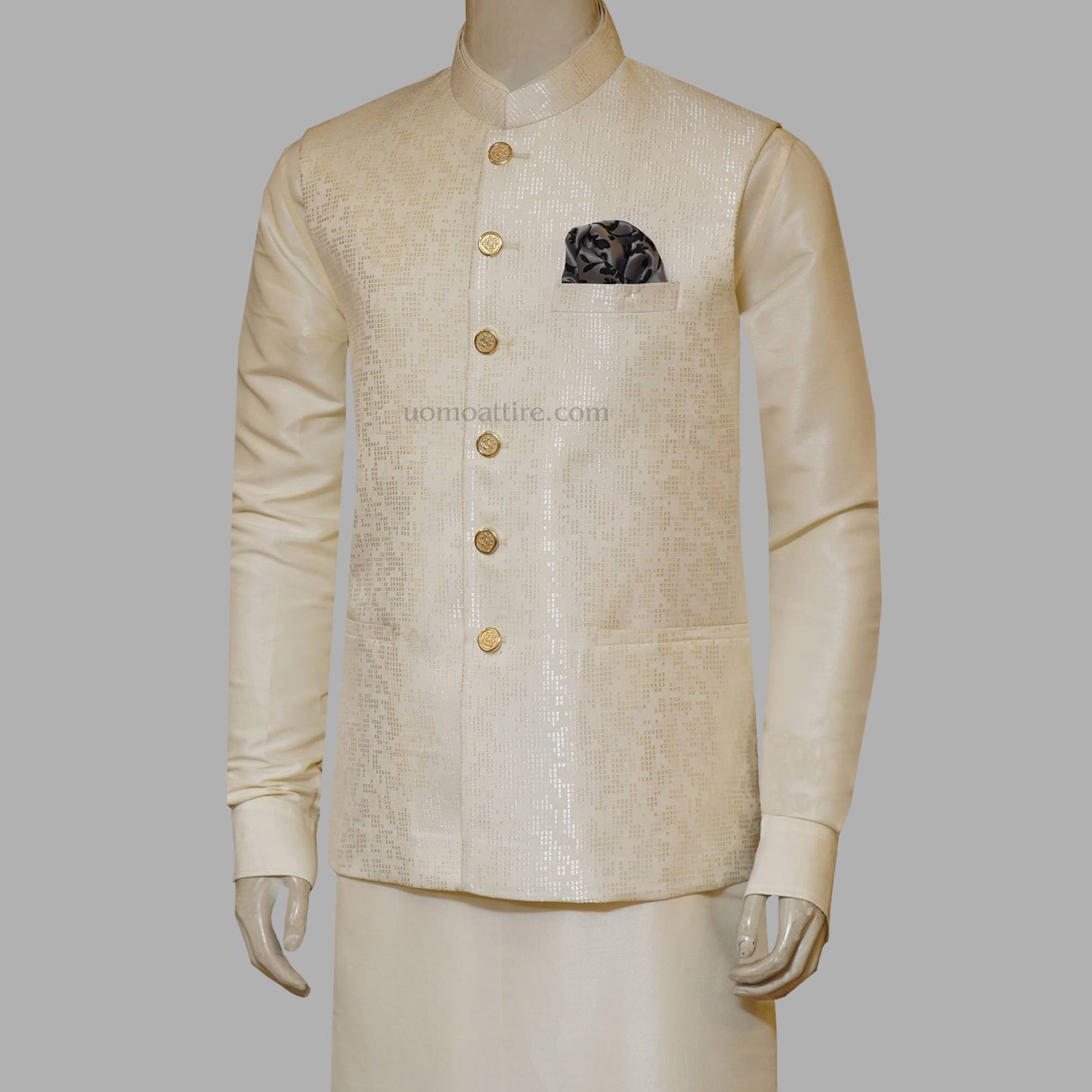 Waistcoat with same color kurta pajama | Waistcoat