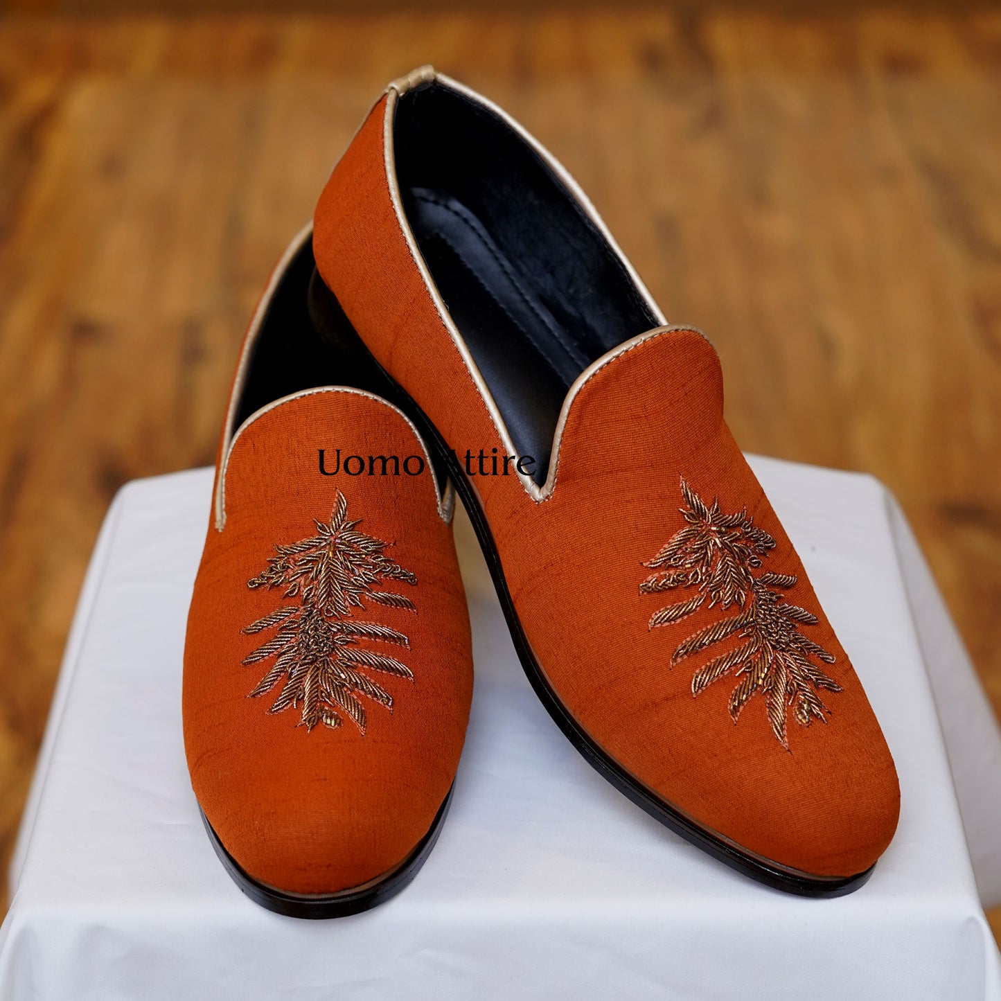 Customized fabric shoes with embellishment | Fabric Shoes for Men