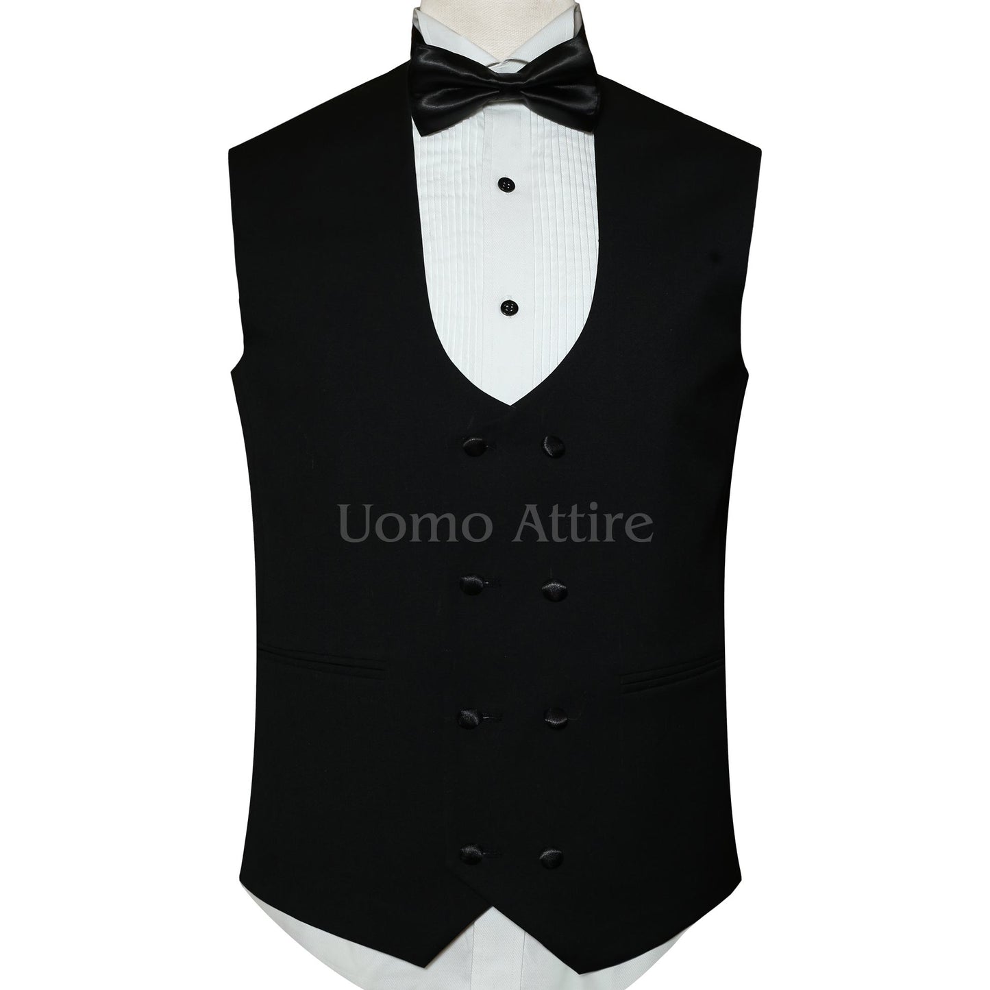 Handmade white and black contrast tuxedo 3 piece suit, white tuxedo suit, black tuxedo suit, tuxedo suit