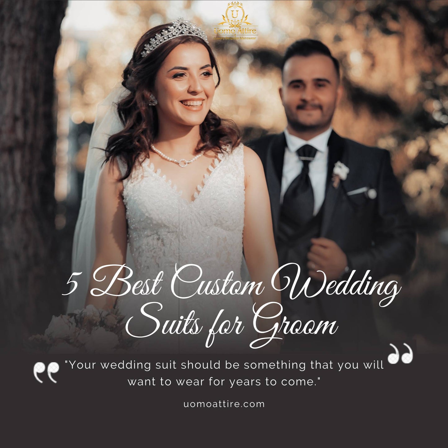 5 Best Custom Wedding Suits for Groom