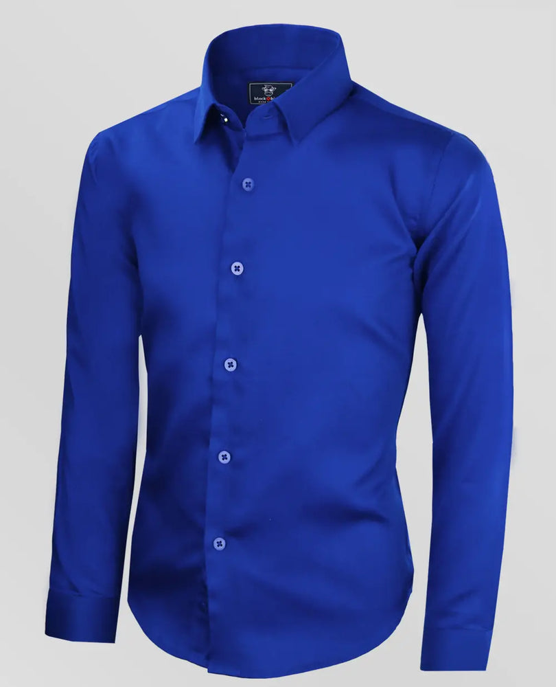 blue dress shirt