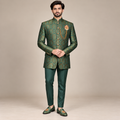 Manteau prince à ornements Jamawar 